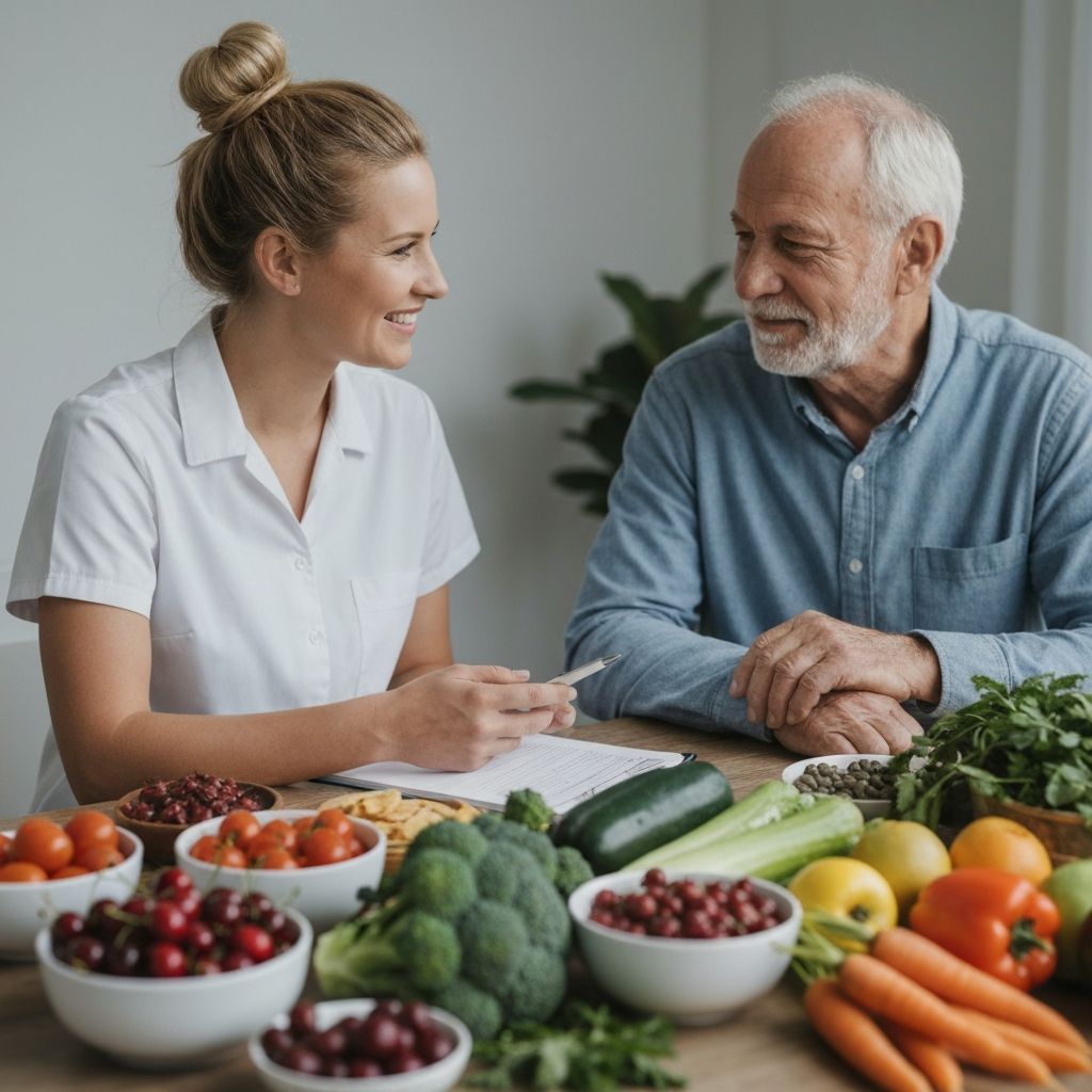 Nutritivna konzultacija sa diskusijom o svežim povrću i zdravom hrani